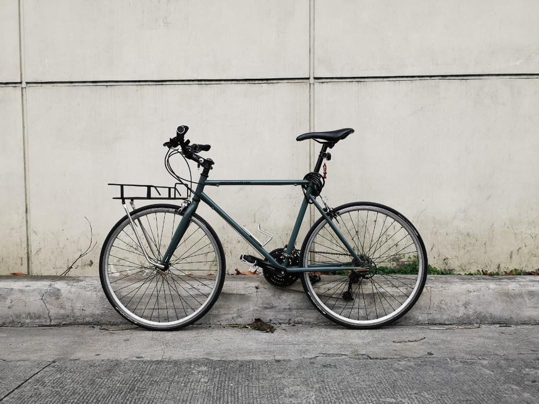 Steel hybrid bike hot sale