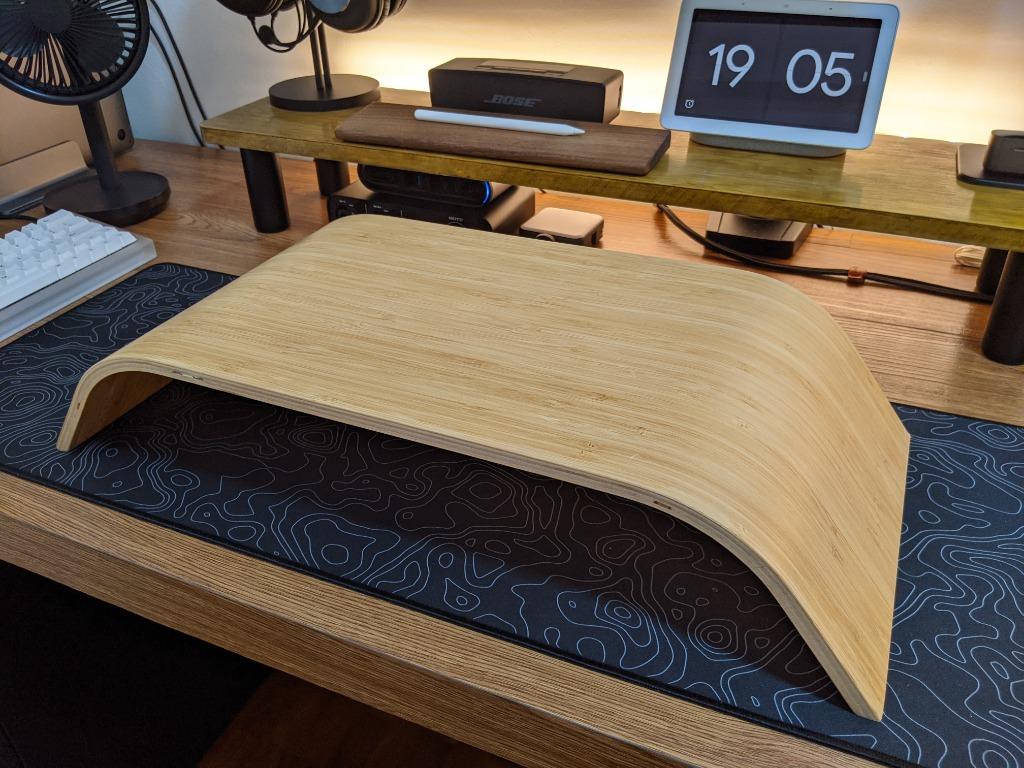 IKEA SIGFINN Monitor stand Bamboo