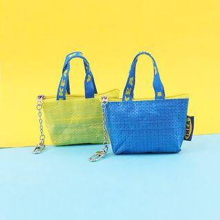 Ikea small mini coin purse - Yellow/Blue - wit Tag