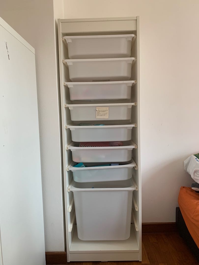 Ikea Trofast Storage with Boxes, Furniture & Home Living, Furniture