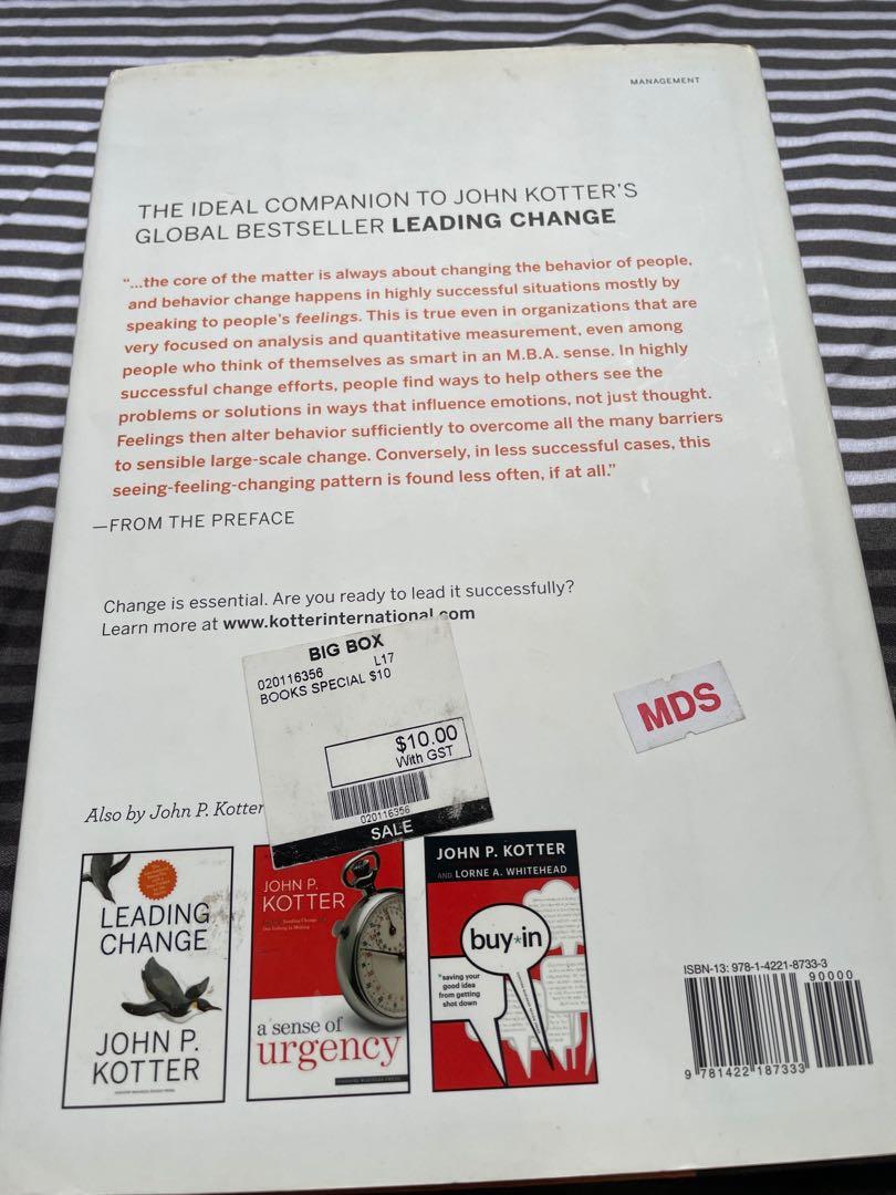 John P. Kotter - The Heart of Change, Hobbies & Toys, Books & Magazines ...