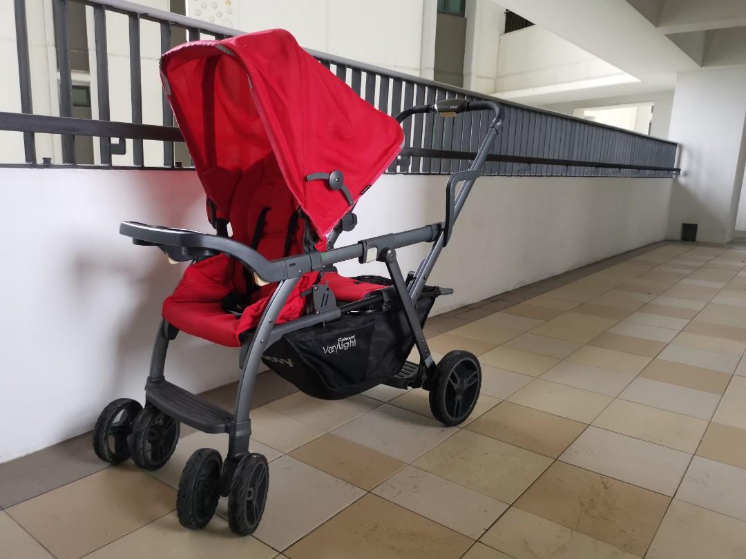 Joovy Caboose Varylight Double Stroller, Babies & Kids, Going Out
