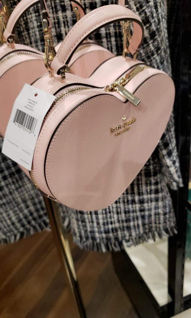 Kate Spade Heart Pink Crossbody Bag NWT 3D Purse Tik Tok Viral Chalk Pink