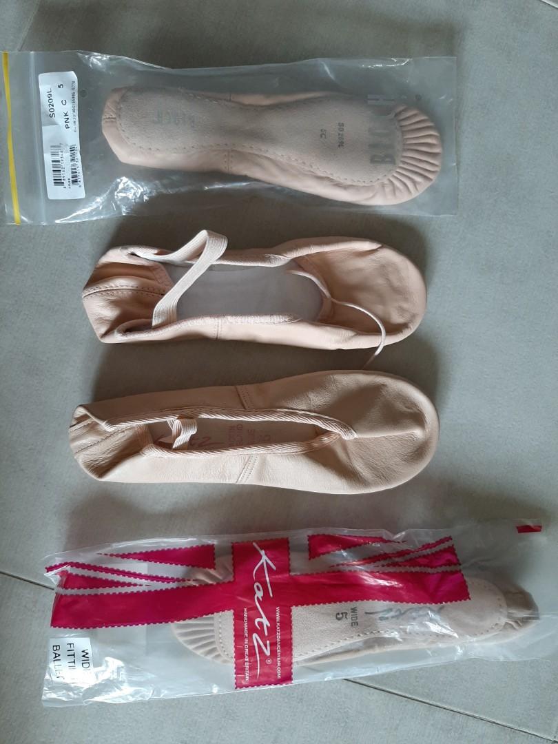 Katz, Bloch, Capezio ballet shoes for exam use (various sizes available