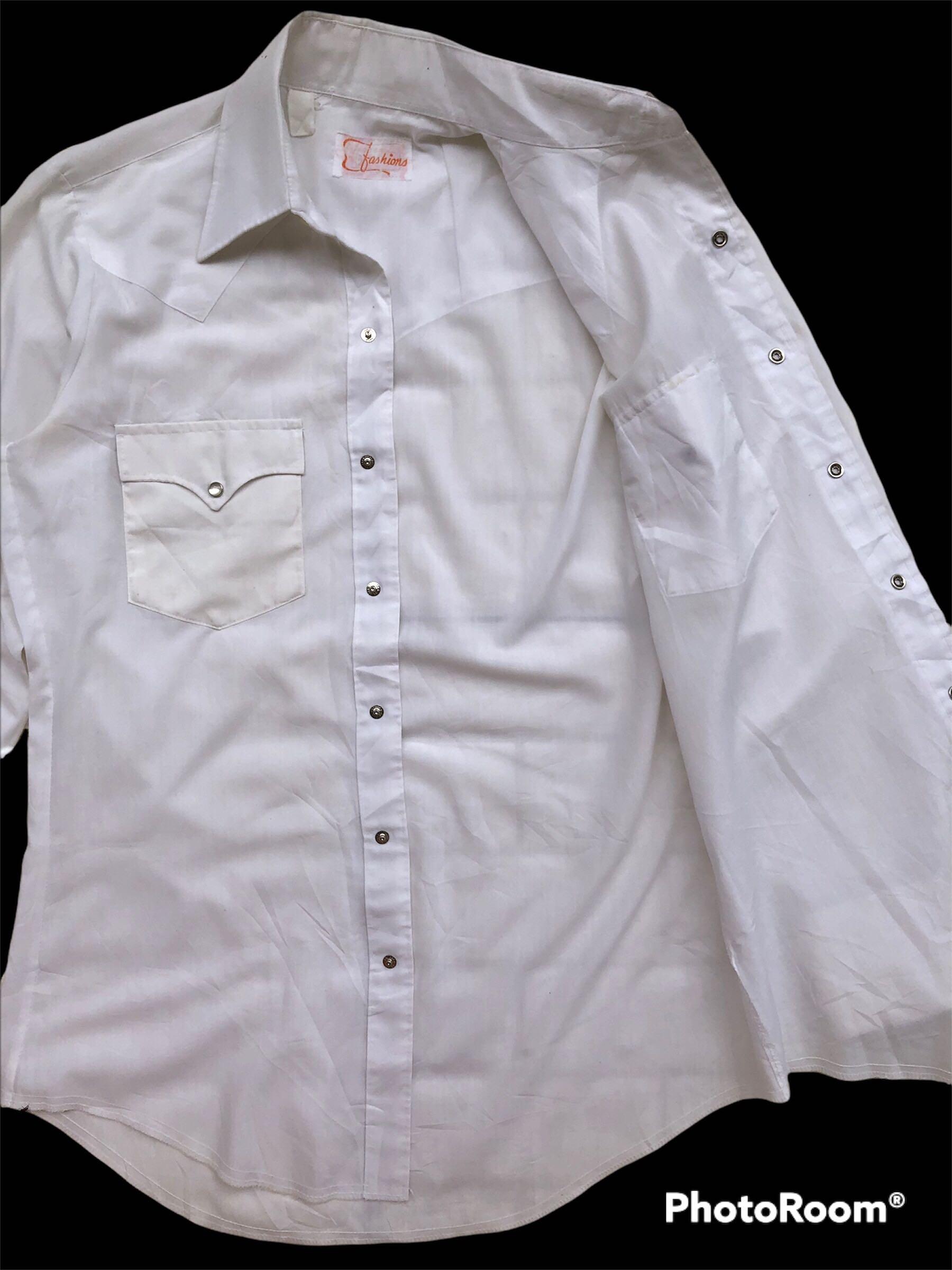 Vintage western shirt by Country Touch, Fesyen Pria, Pakaian , Atasan di  Carousell