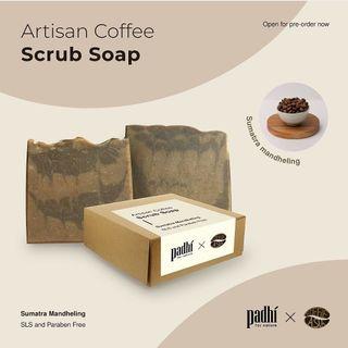 KoffieAsia Artisan Coffee Scrub Soap (Sumatra Mandheling)
