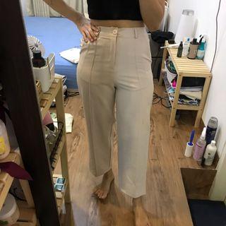 Korean Cream Pants