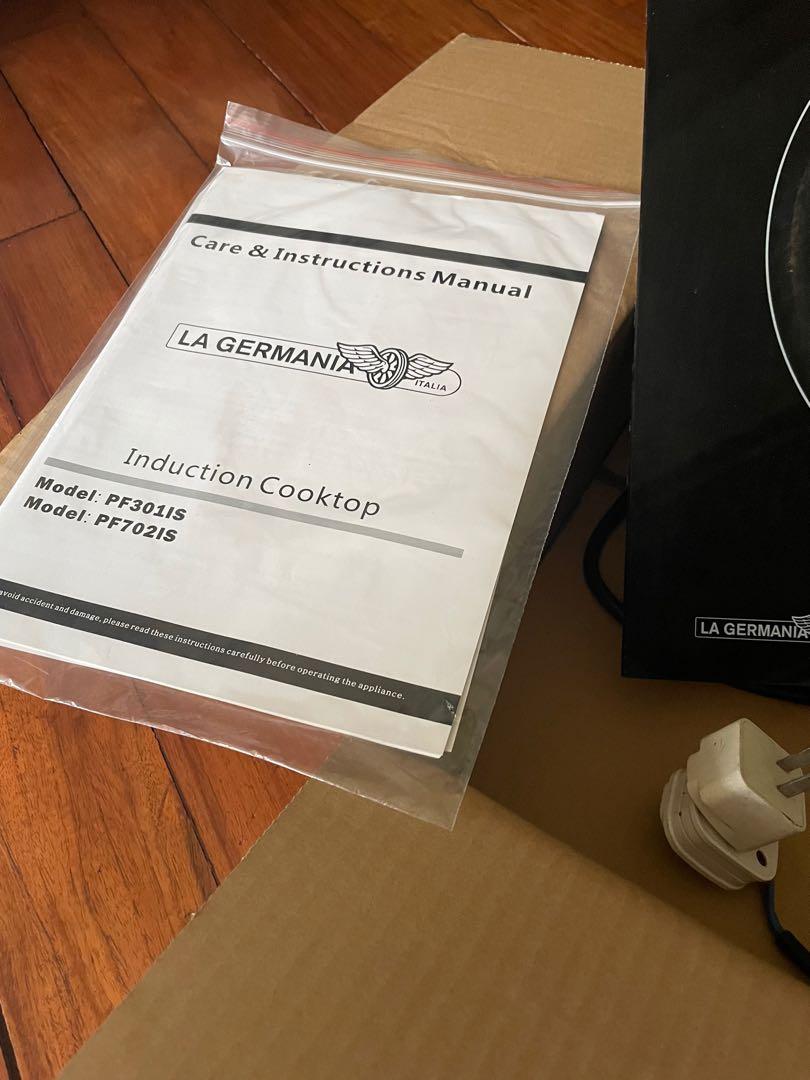La Germania Induction Cooker (Category: Cookware & Accessories) located in San Juan City. Submitted by edwardvoa (Listing ID 1114608283, Image 2). Description: La Germania induction cooker Asian series. Good working condition. 220v. Original price > p7000. Unit is Well used. Rfs: Not being used. Decluttering. Comes with manual. Original plug was replaced. MOP GCash, or online bank transfer .
