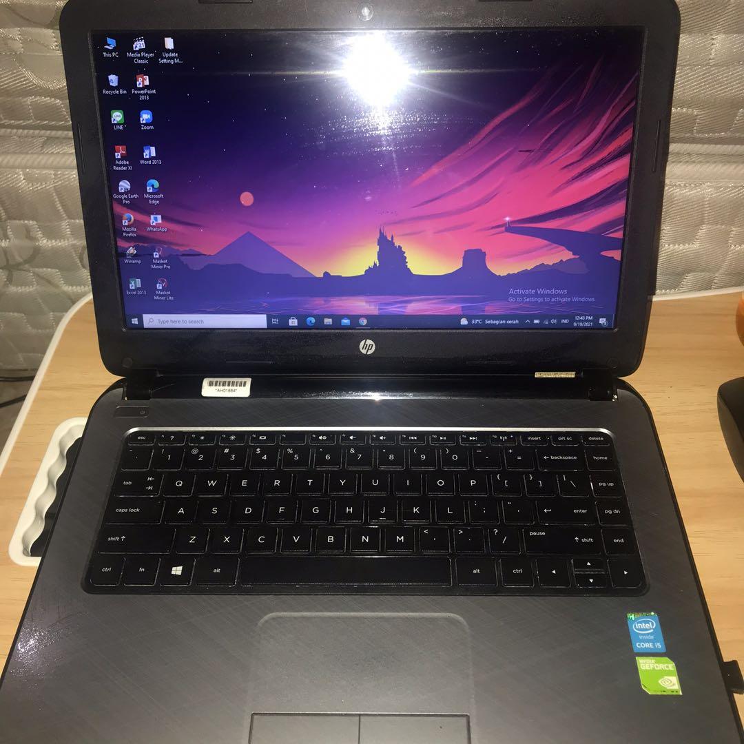 Laptop HP core i5, Elektronik, Komputer, Laptop di Carousell