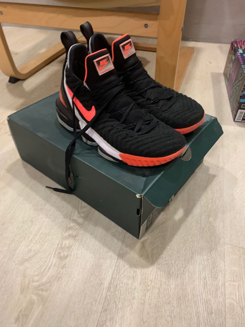 Lebron 16 hot lava black hotsell
