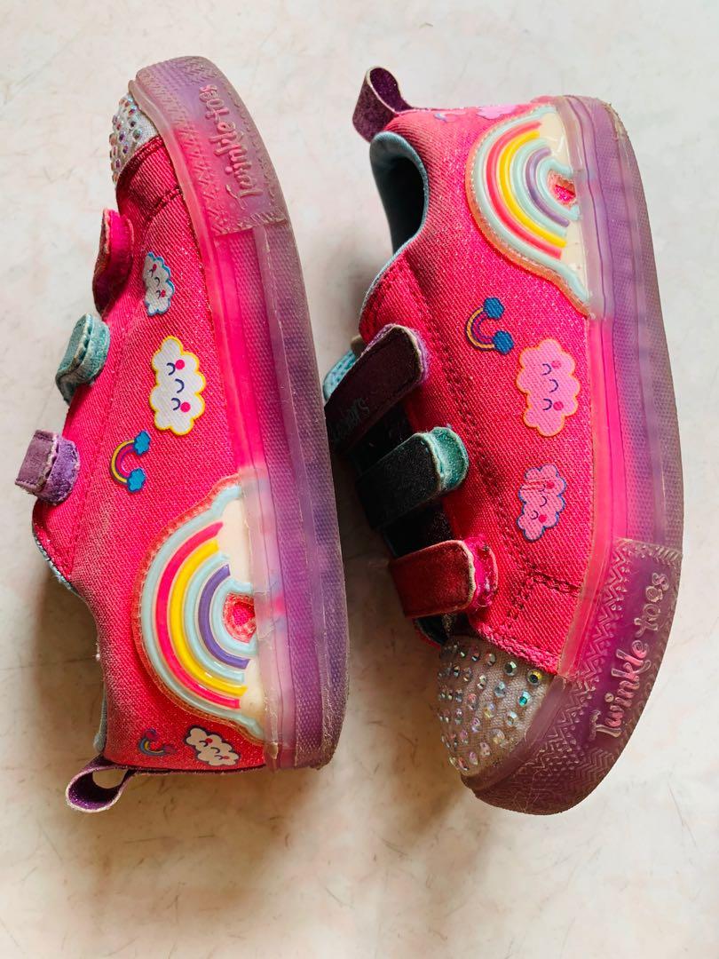 Rainbow discount skechers shoes