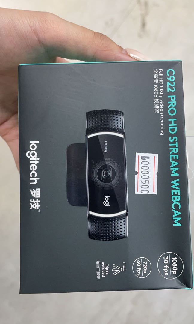 Logitech C922 Pro Stream Hd Webcam 500 電腦 平板電腦 商務用科技產品 Carousell