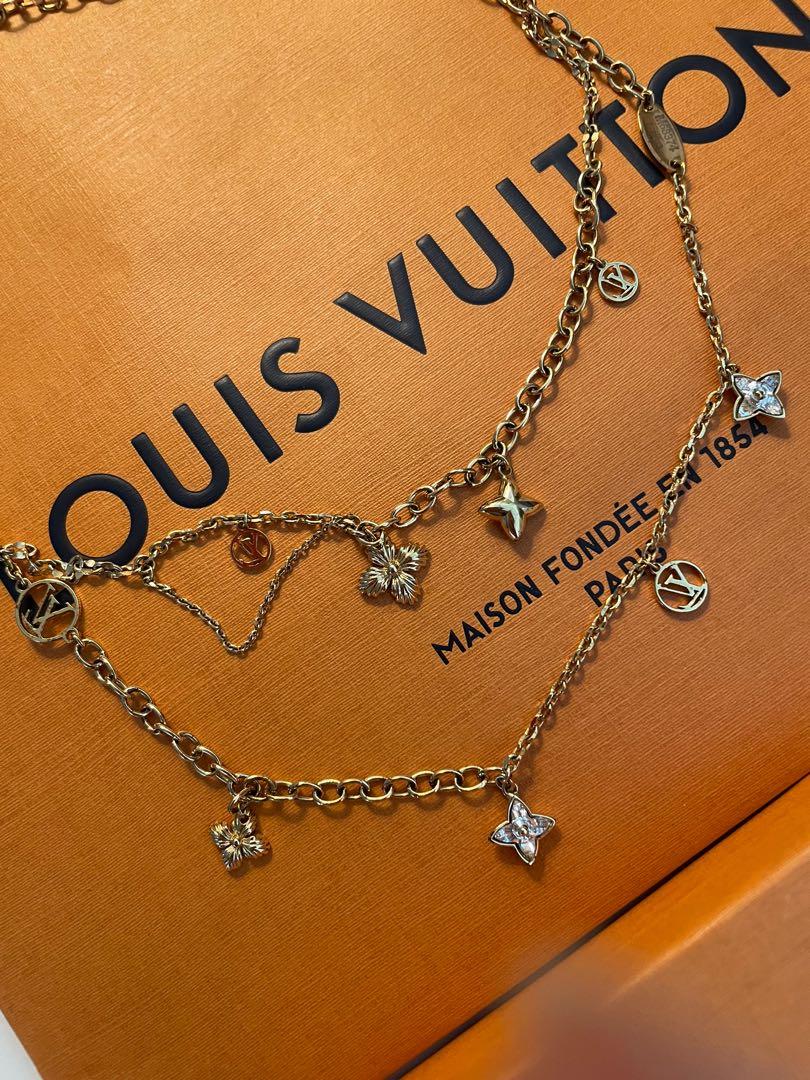 LOUIS VUITTON M68374 BLOOMING STRASS LADIES NECKLACE 237024676 ;, Luxury,  Accessories on Carousell