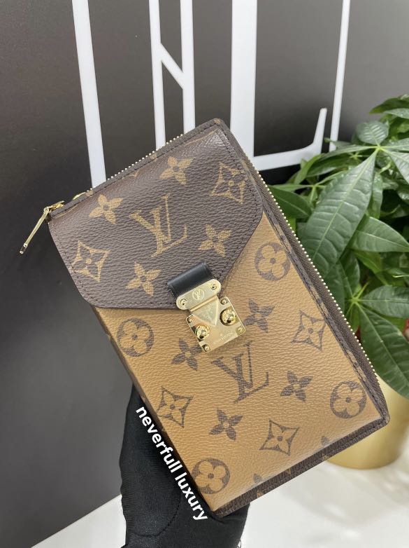 Louis Vuitton Vertical Zippy Wallet Metis Monogram Reverse, Luxury