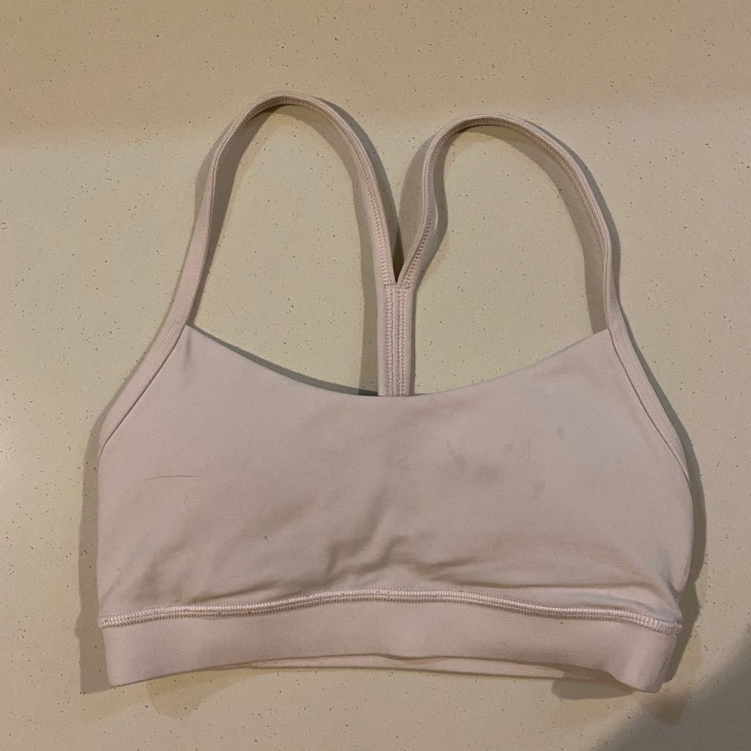 Lululemon baby pink sports bra, Women's Fashion, Activewear on Carousell