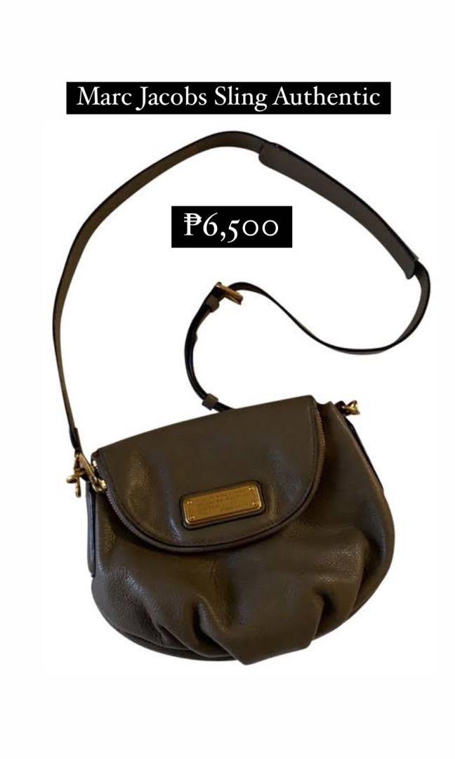 Authentic MARC BY MARC JACOBS Classic Q Natasha Leather Sling Bag, Luxury,  Bags & Wallets on Carousell