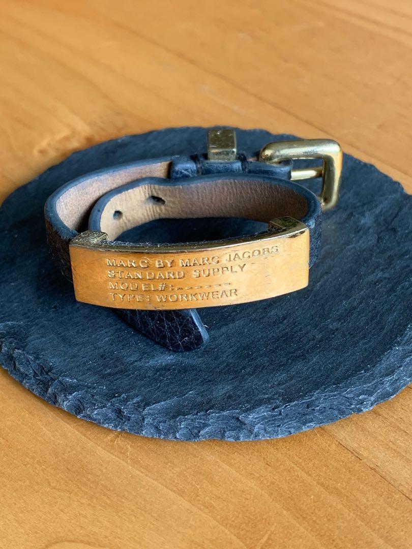 Marc jacobs leather bracelet online