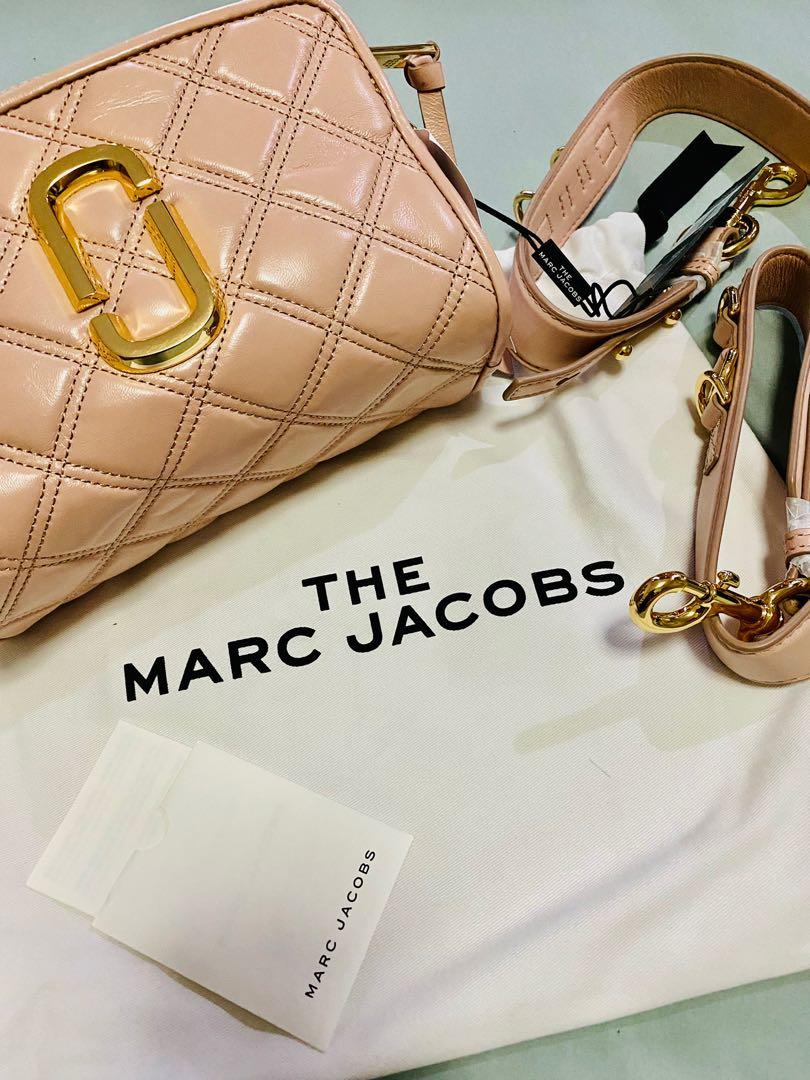 The Marc Jacobs Nude Quilted Softshot 21 Crossbody Bag – I MISS YOU VINTAGE