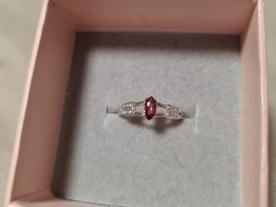 Marquise cut garnet ring cheap