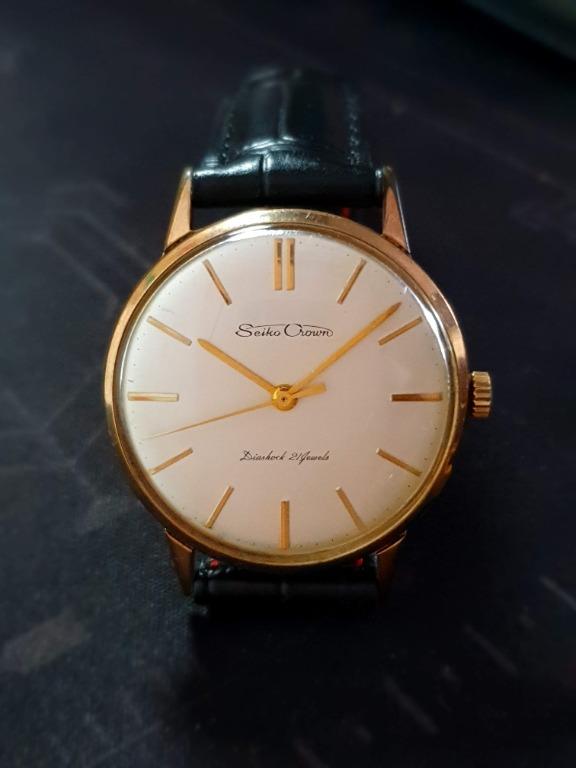 Seiko crown online diashock 21 jewels