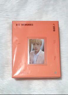 Memories of 2019 Bluray with Jin Photocard