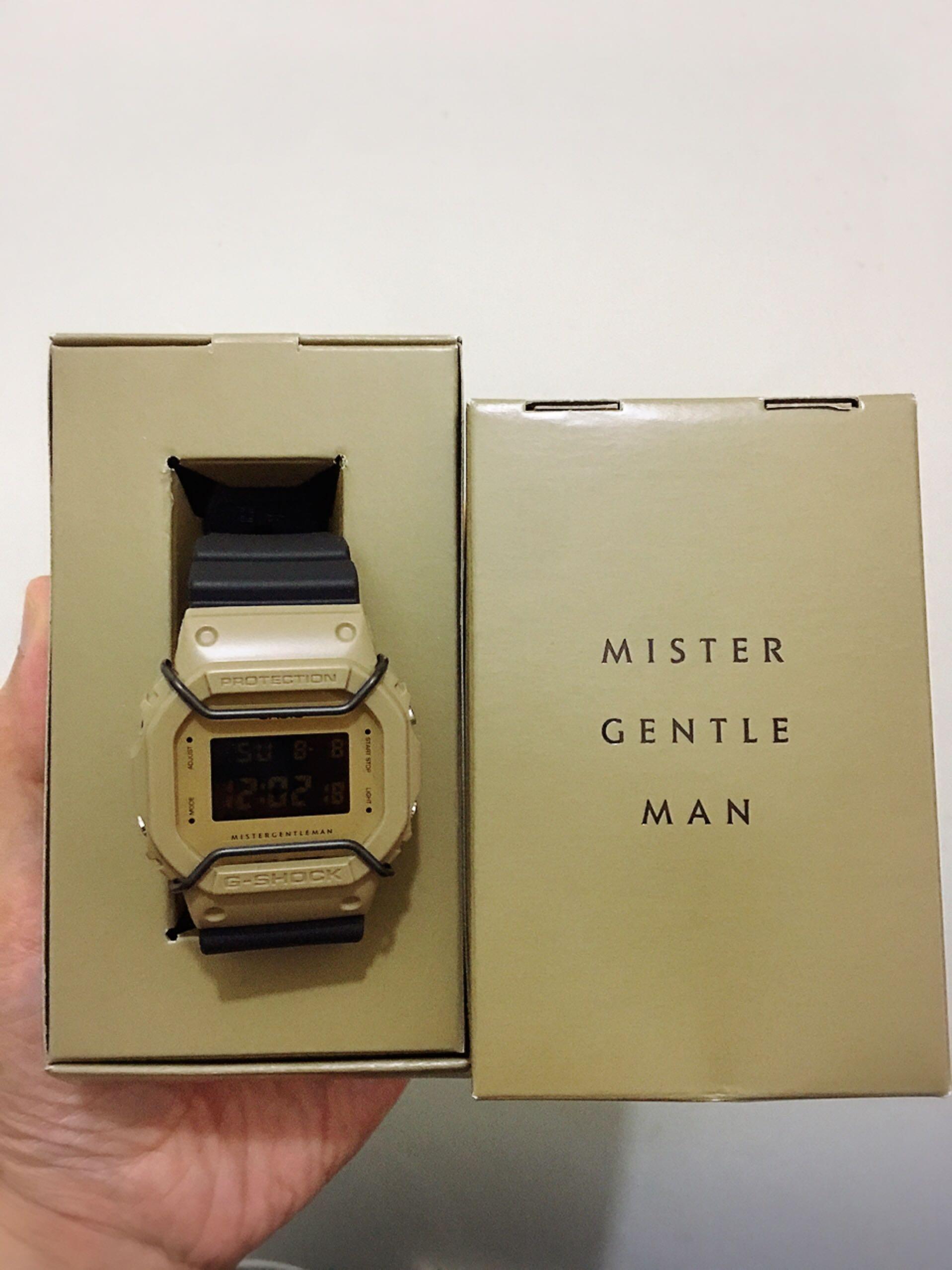 Mister Gentleman x G Shock (DW-5600E), 名牌, 手錶- Carousell