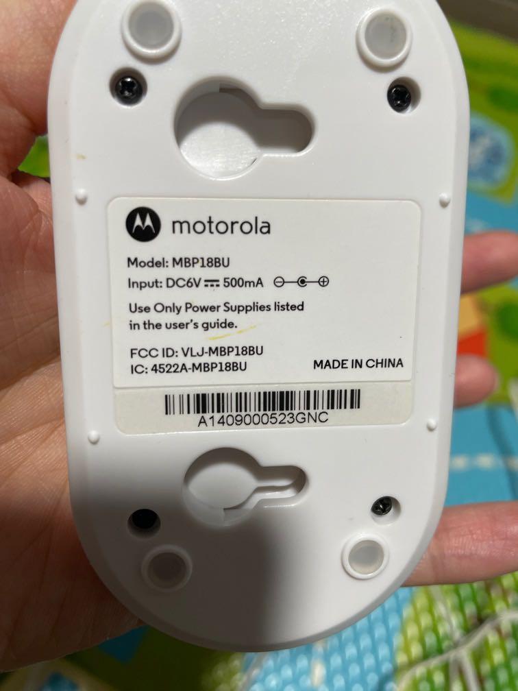 Motorola Baby monitor MBP18BU Photography Video Cameras on Carousell