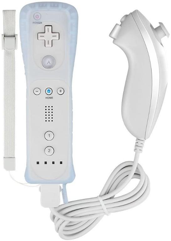 N169 Remote Controller for Wii Nintendo,Yudeg Wii Remote and Nunchuck  Controllers with Silicon Case for Wii and Wii U, Mobile Phones & Gadgets,  Mobile & Gadget Accessories, Other Mobile & Gadget Accessories