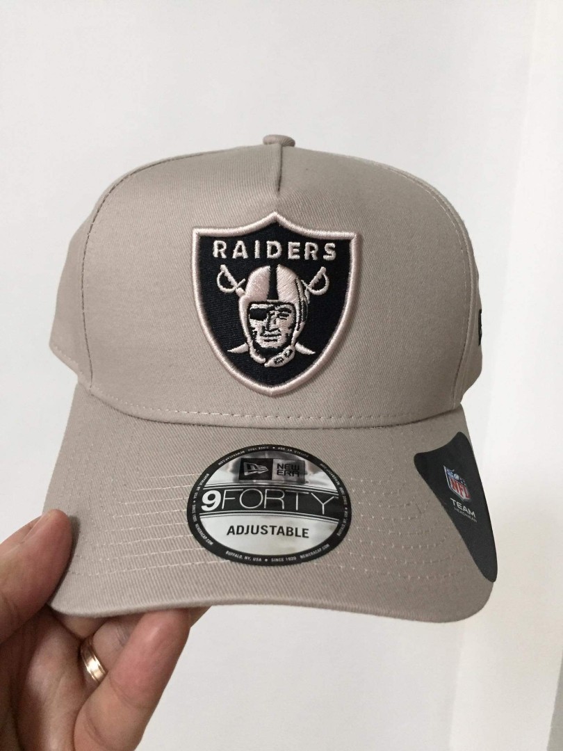 New Era Caps Oakland Raiders Strapback Stone