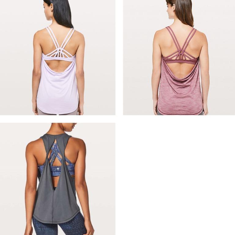 New Lululemon Moment To Movement 2 In 1 Tank Ready Go Tank In Size 4 6 Women S Fashion Activewear On Carousell