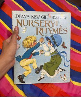 Dean's New Gift Book of Nursery Rhymes Illustrated by Anne and Janet Grahame-Johnstone (gorgeous illustration) vintage children's art book