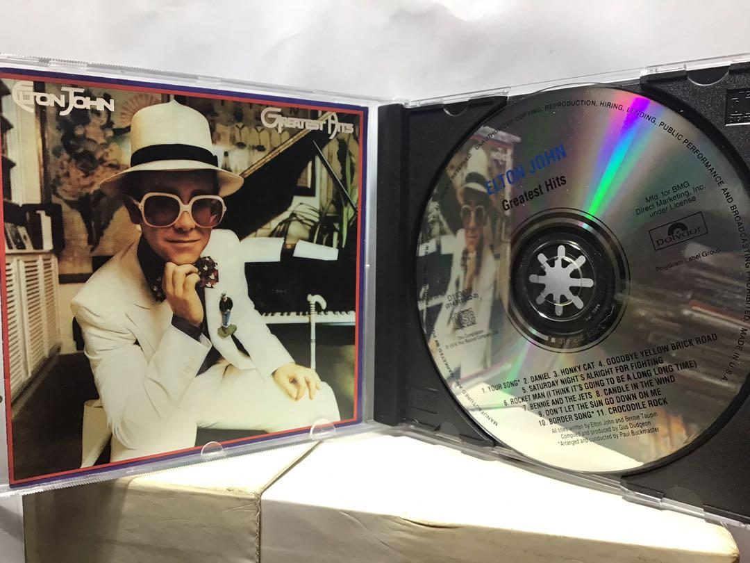 ORIGINAL US PRESS Elton John - Greatest Hits OOP USA CD ...