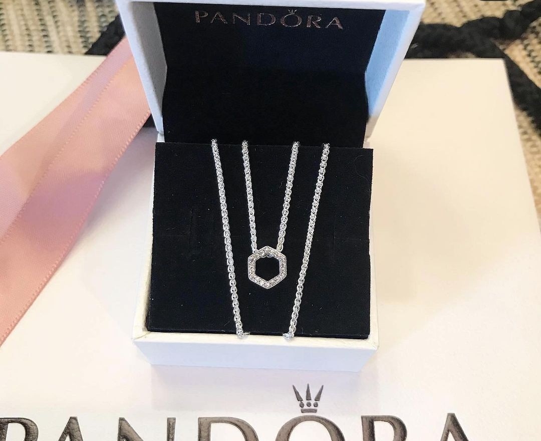 Honeycomb necklace pandora new arrivals