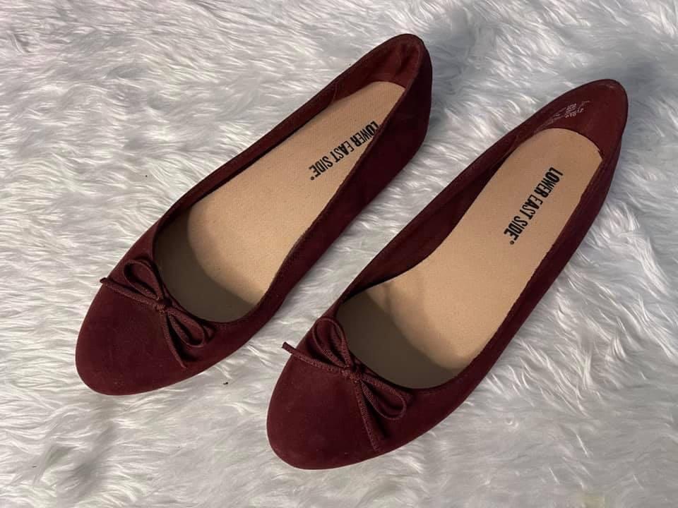 Burgundy hotsell flats payless