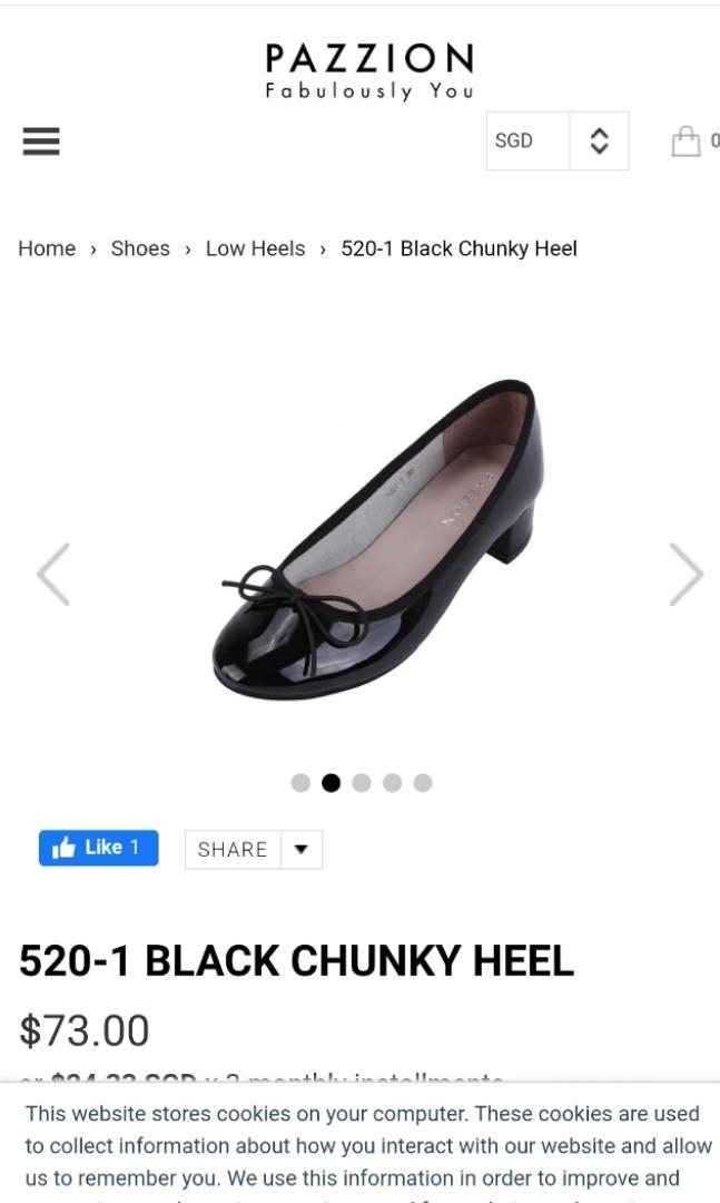 Chunky heel new arrivals flats