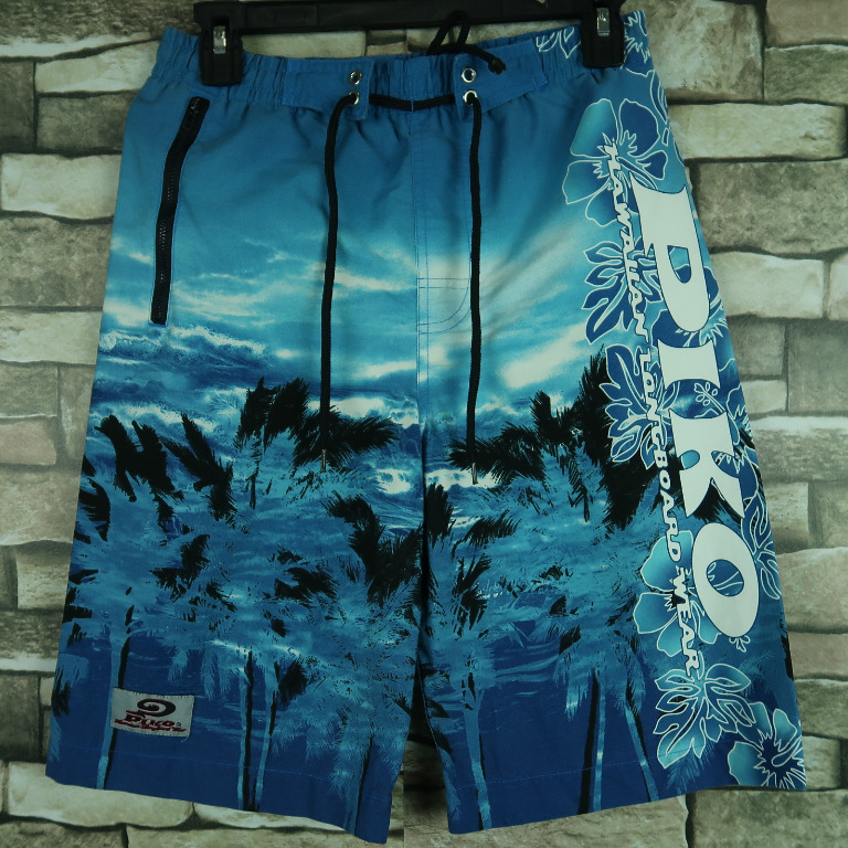 Piko Blue Short Surf Pants sz W 2730, Men's Fashion, Bottoms, Trousers
