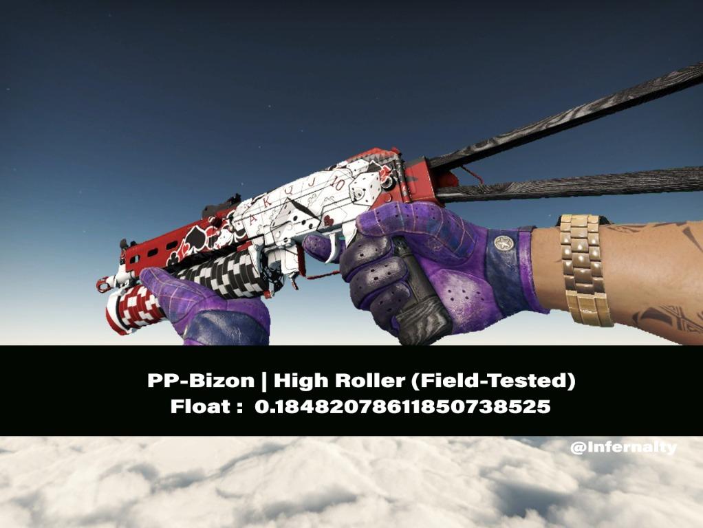PP-Bizon High Roller FT CSGO SKINS KNIVES, Video Gaming, Gaming ...
