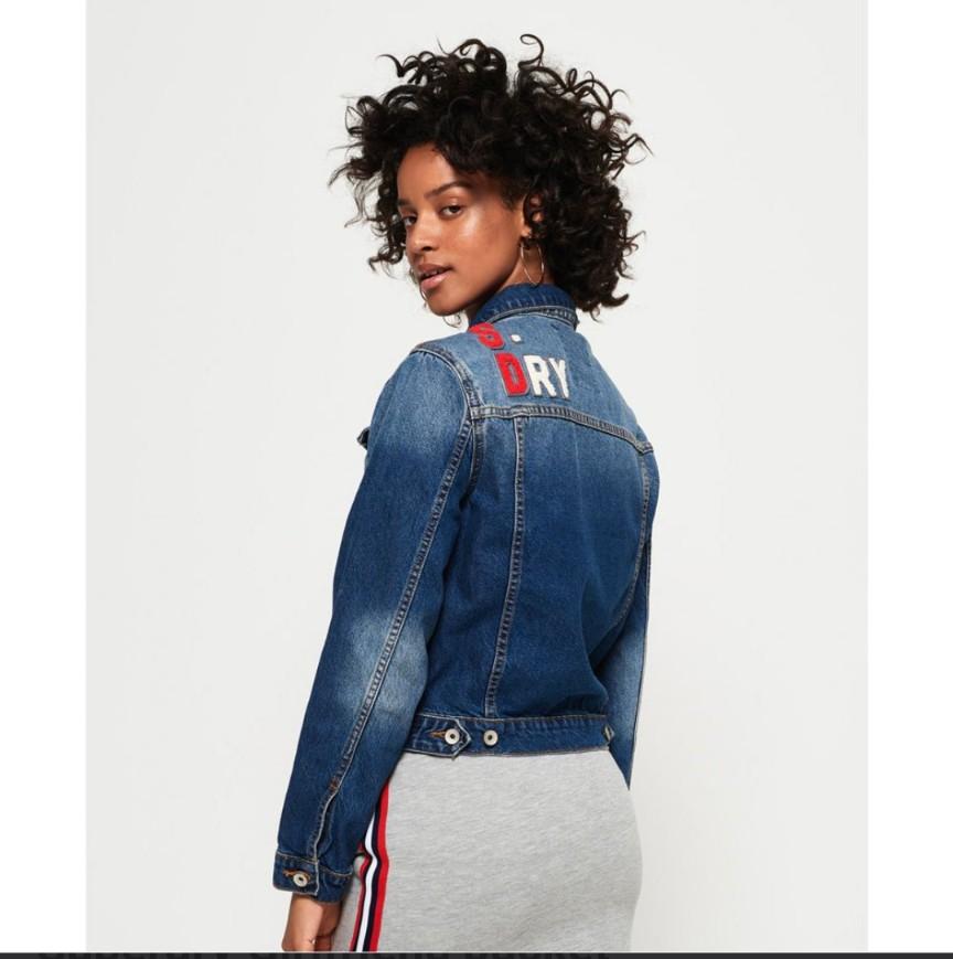Superdry girlfriend denim jacket top