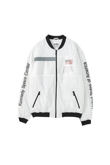 Pull and bear bomber nasa top