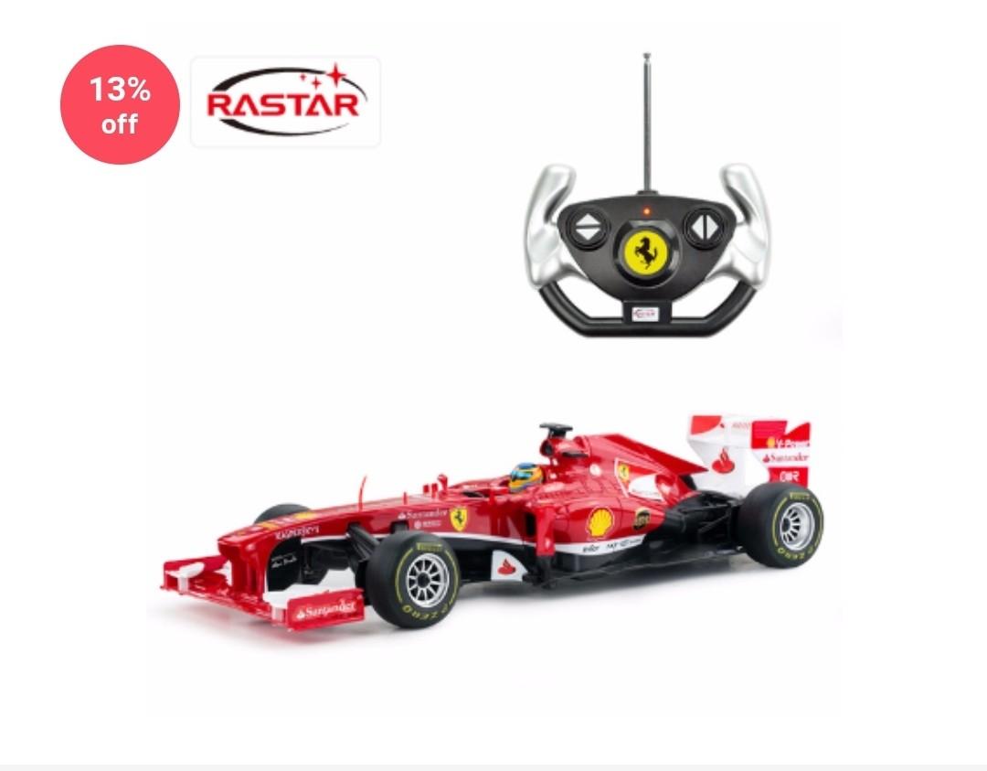 Rastar 法拉利ferrari F1 1 12 遙控兒童玩具車 興趣及遊戲 玩具 遊戲類 Carousell