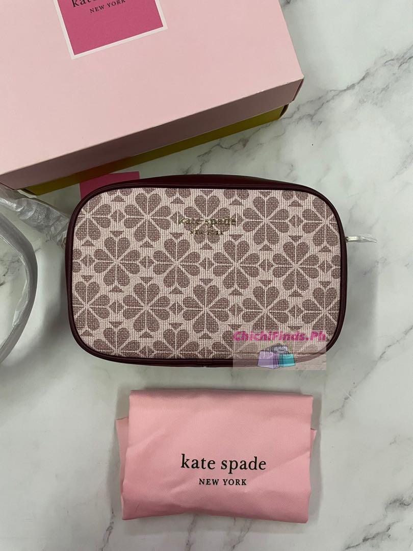 Kate Spade Spade Flower Coated Canvas Infinite Medium Camera Bag - Pink
