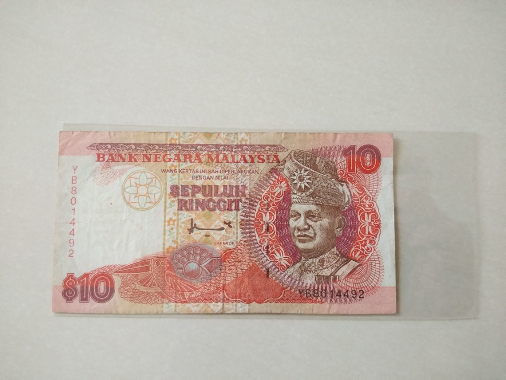 RINGGIT MALAYSIA FOR SALE (PART F) - OLD BANKNOTE CURRENCY (10 RINGGIT ...