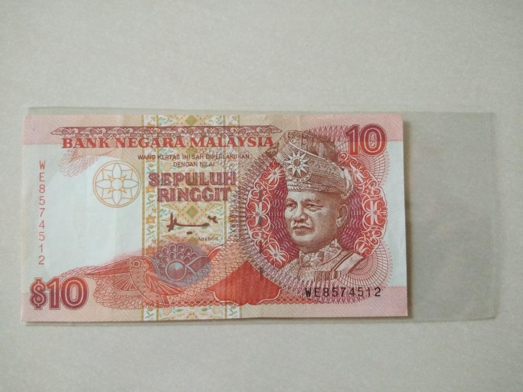 RINGGIT MALAYSIA FOR SALE (PART F) - OLD BANKNOTE CURRENCY (10 RINGGIT ...