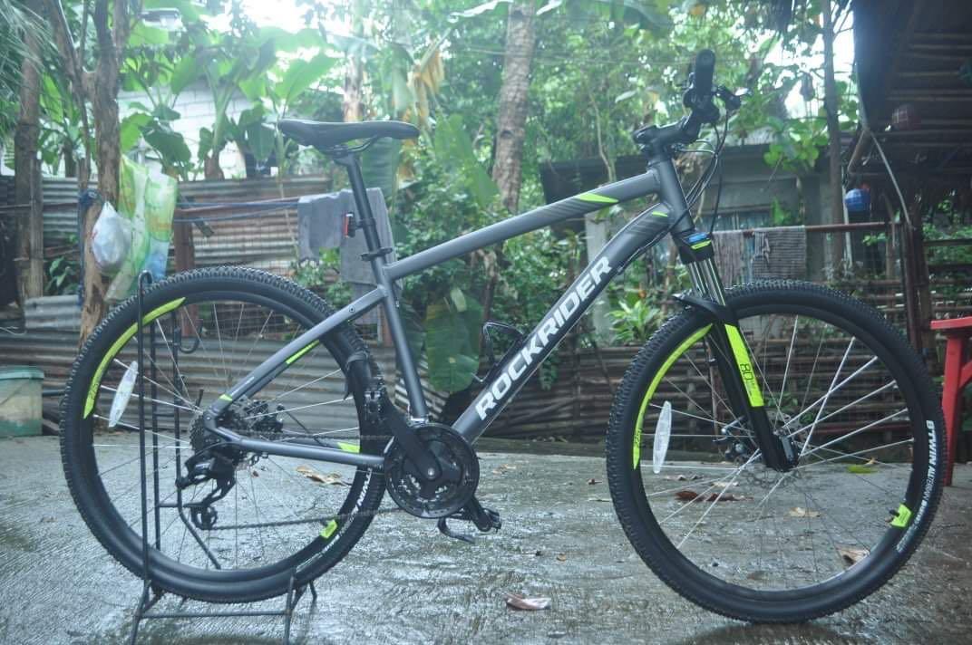 Rockrider 520 grey new arrivals lime
