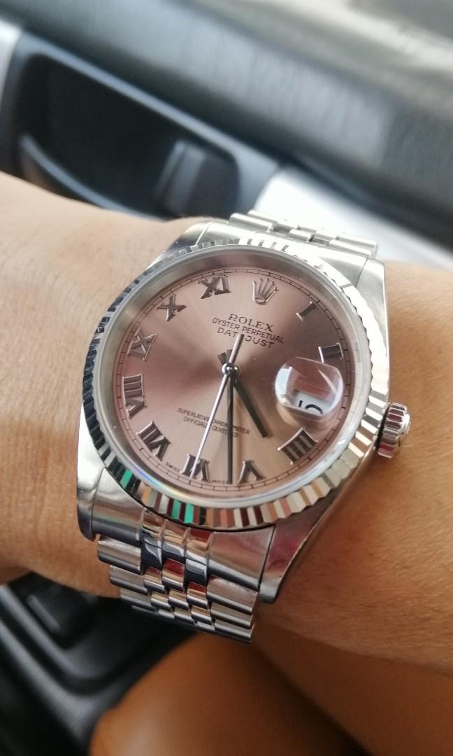 Salmon rolex sales