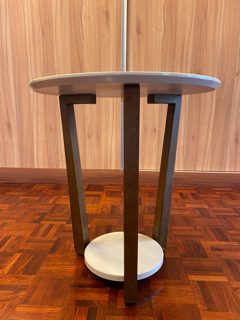 Round coffee and side table, Furniture & Home Living, Furniture, Tables