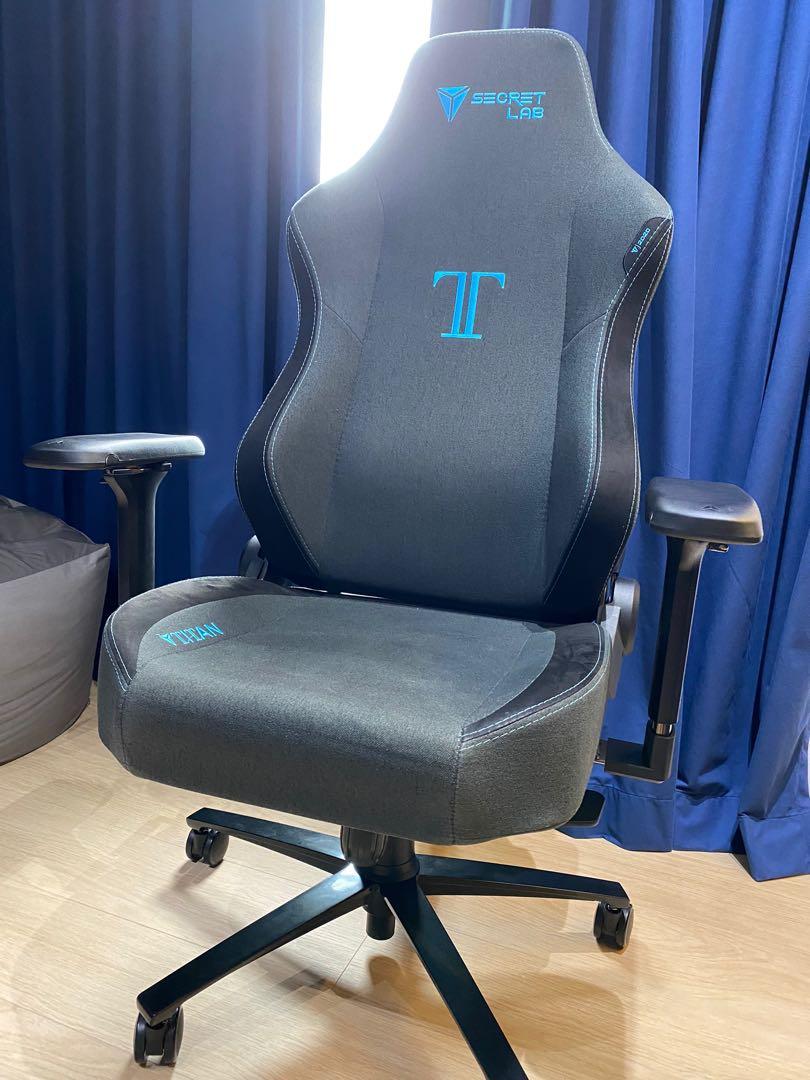 Secretlab Titan Softweave Charcoal Blue Gaming Chair, Furniture & Home
