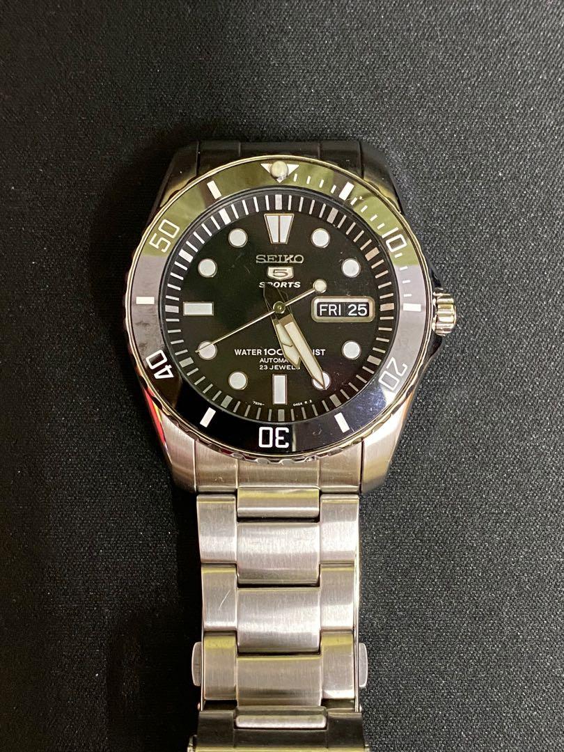 Seiko Original SNZF17 Black (Sea Urchins) with Ceramic Bezel #SeeHere,  Men's Fashion, Watches & Accessories, Watches on Carousell