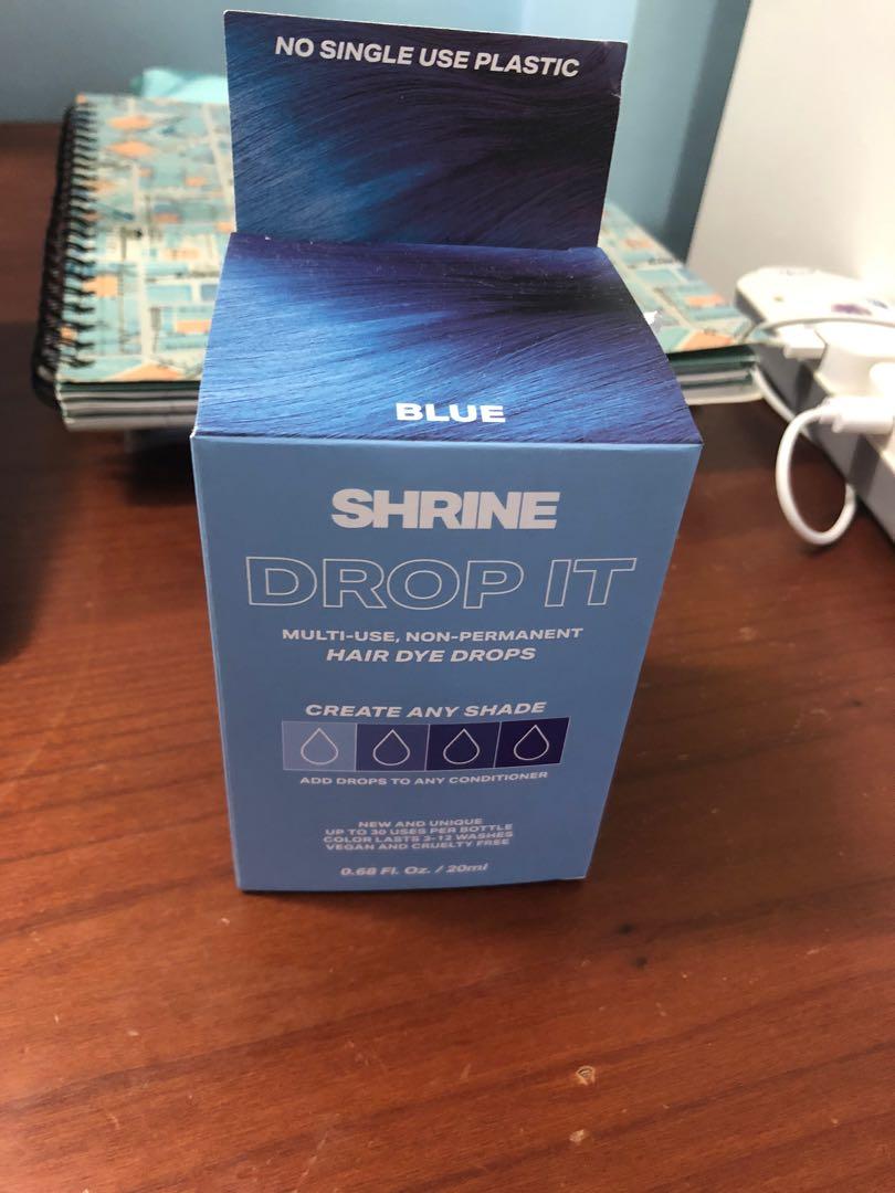 Shrine Drop It - Purple Hair Dye Drops - Semi-Permanent Hair Color - 30 Uses per Bottle - Vegan & Cruelty Free - 0.68fl oz