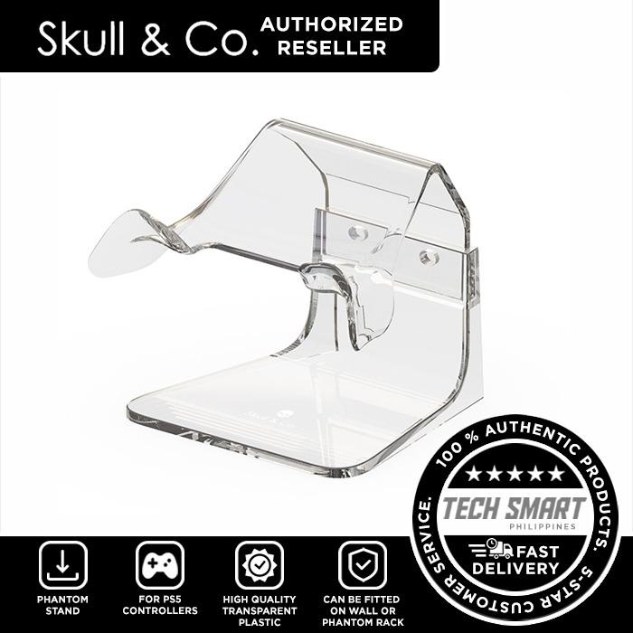 Skull & Co Phantom Stand Controller Stand for All Controllers (Category: Controllers) located in Manila. Submitted by techsmartph (Listing ID 1103955069, Image 2). Description: * Minimum presence, Maximum showcase - made of transparent plastic which best displays your controllers * Cut-out for the headphone jack - no need to unplug headphone when putting controller onto the Phantom Stand * Modular design - can be fitted to the wall or the Phantom